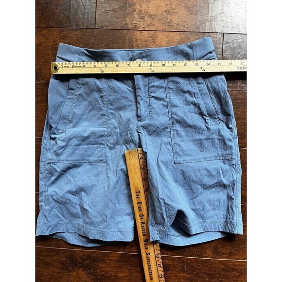 Athlete Terkke Bermuda 2.0 Blue Casual Hiking Shorts Womens Sz 4 - Picture 3 of 5